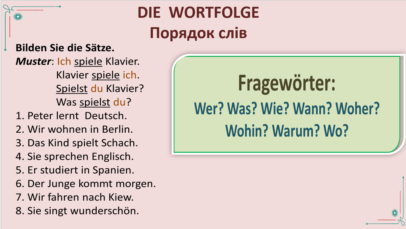 Wortfolge